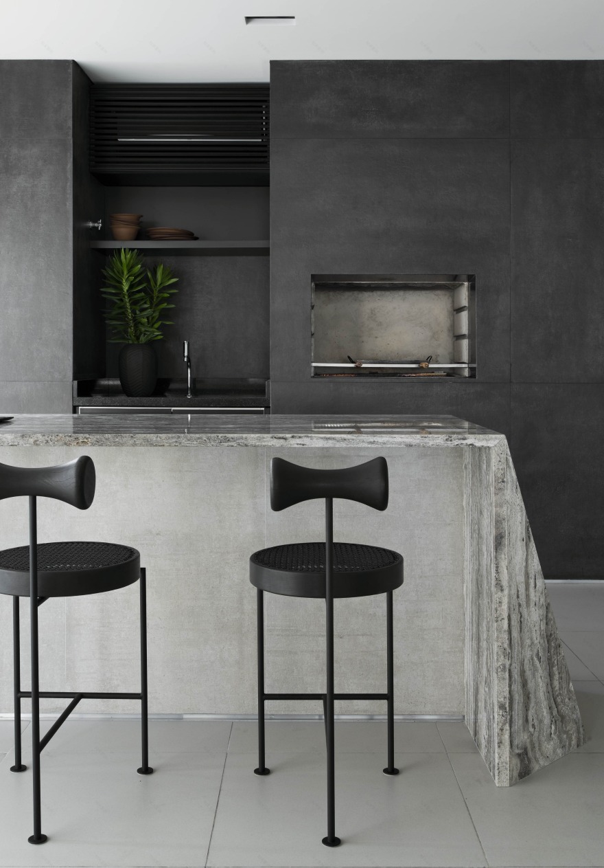 巴西设计公寓 | 工业风木饰面打造男性化魅力空间-38