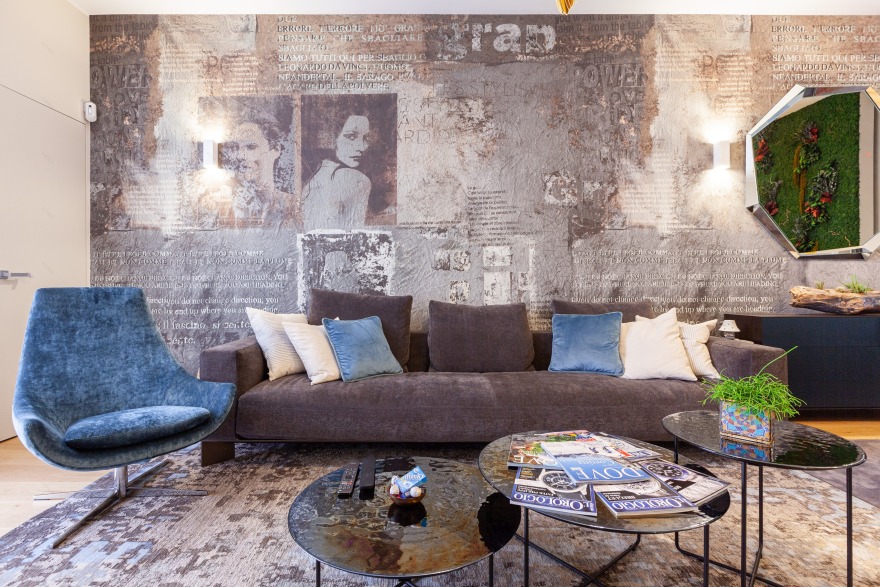 米兰中央车站公寓绿色垂直墙面设计丨意大利米兰丨CLM Design & Contract-2