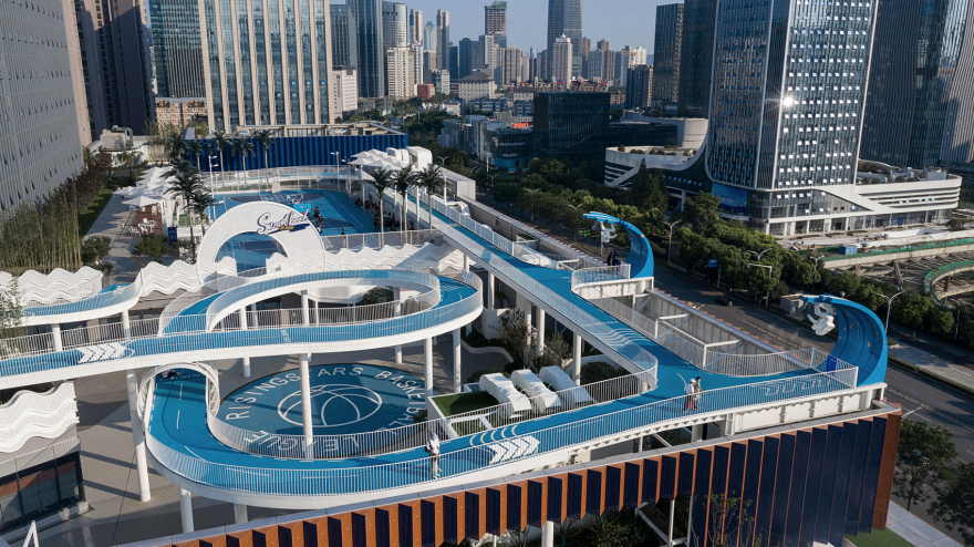 武汉江宸天街漂浮海滩球场丨中国武汉丨FLO景观设计事务所-19