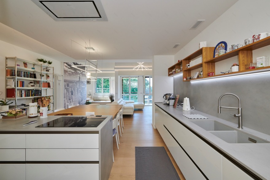 意大利 Vimercate 私人住宅照明设计丨Bianchessi-8