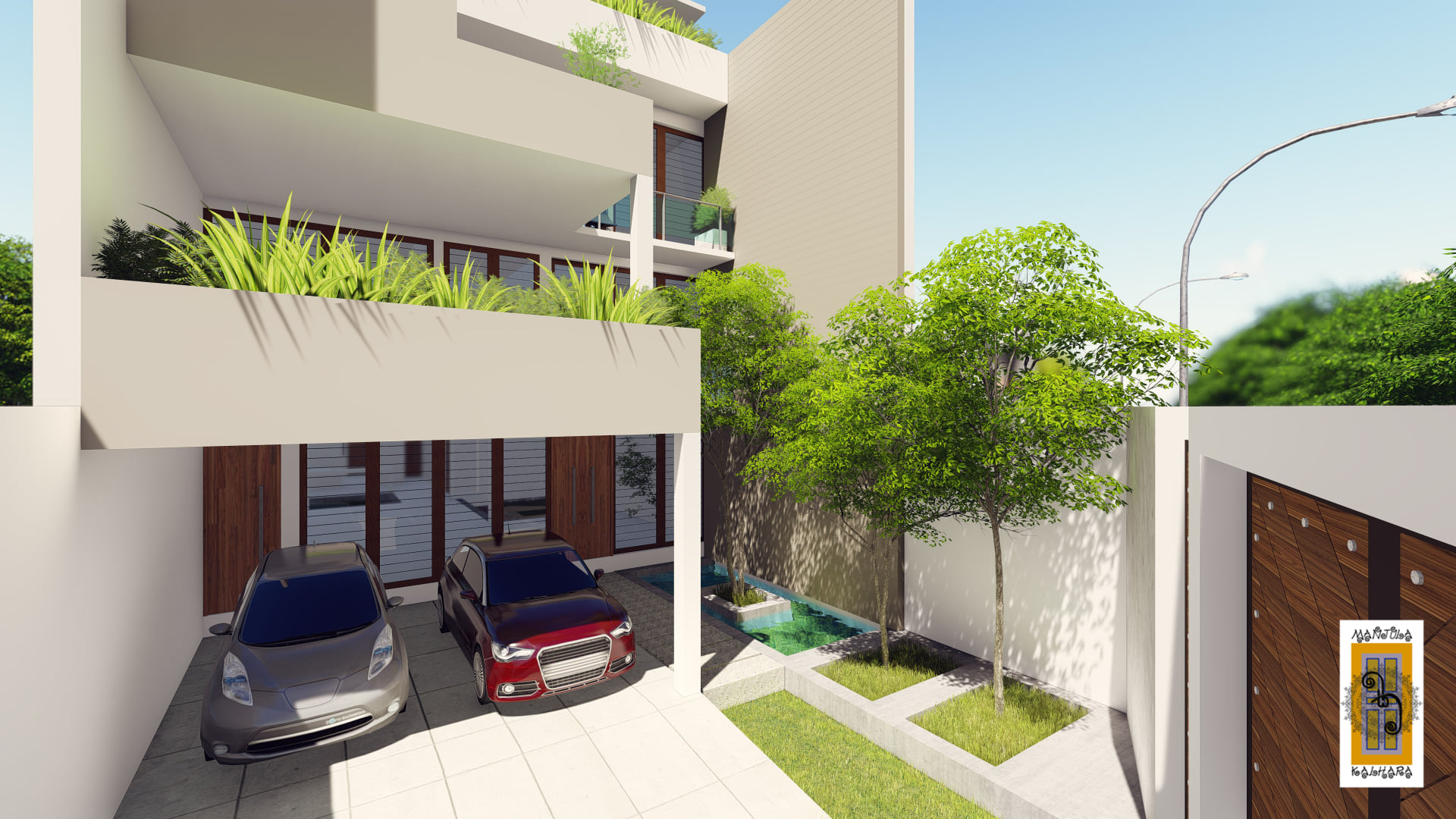 "斯里兰卡 Battaramulla 别墅 | 现代极简主义的完美体现"-30