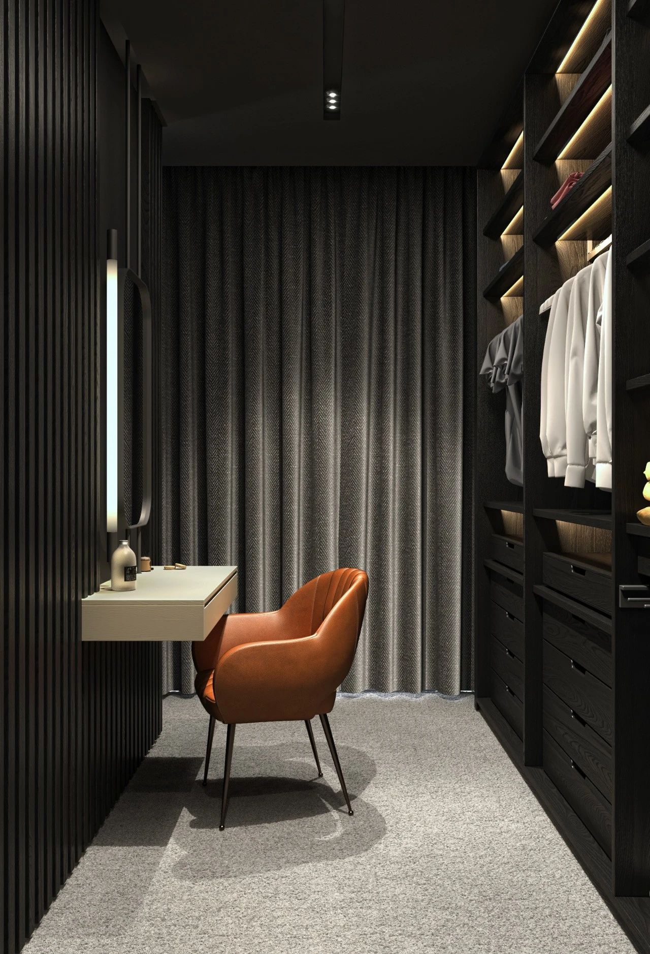 深色系的雅致空间-6