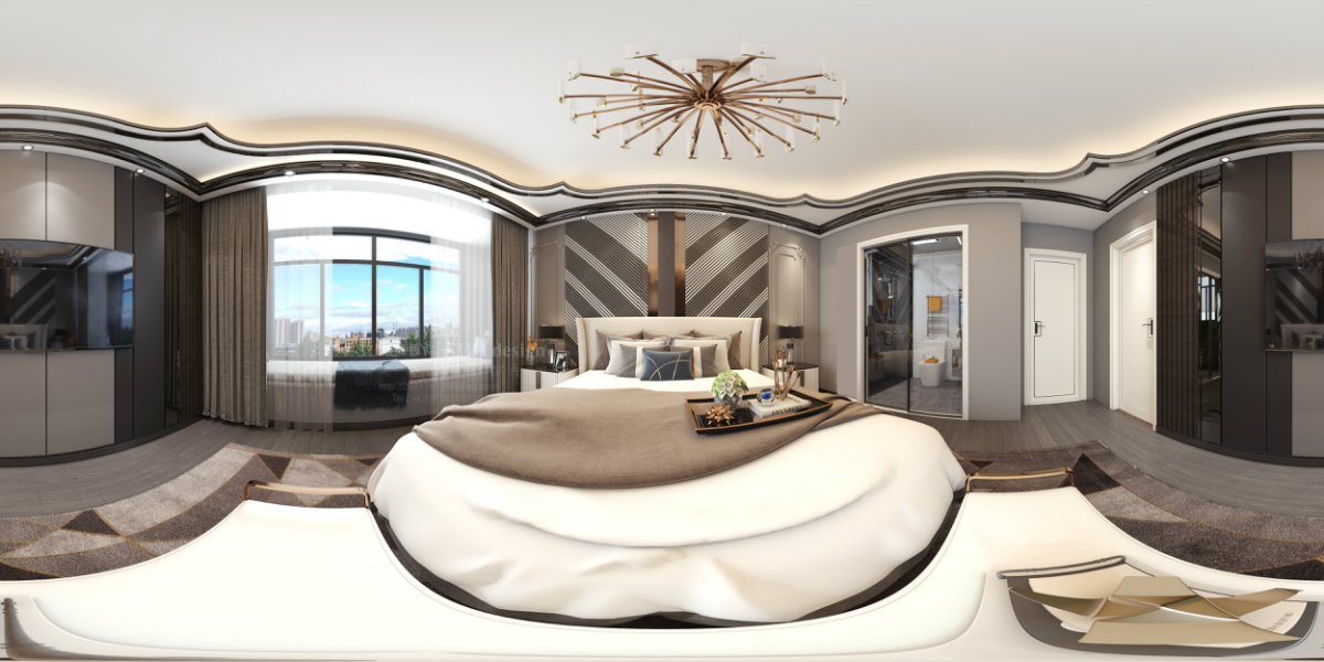 现代轻奢丨全房全景图-0