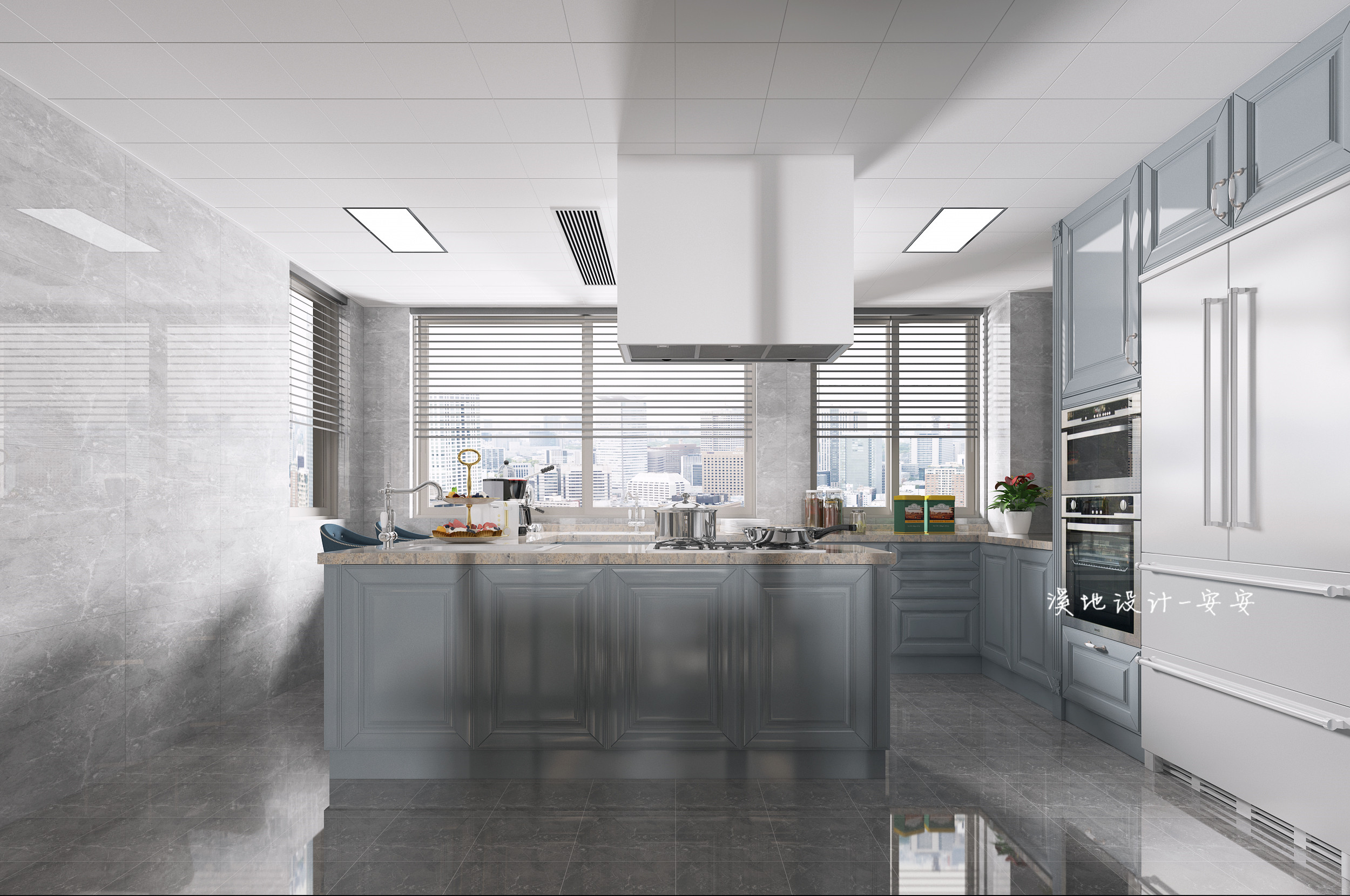 美式轻奢清新全房案例-3