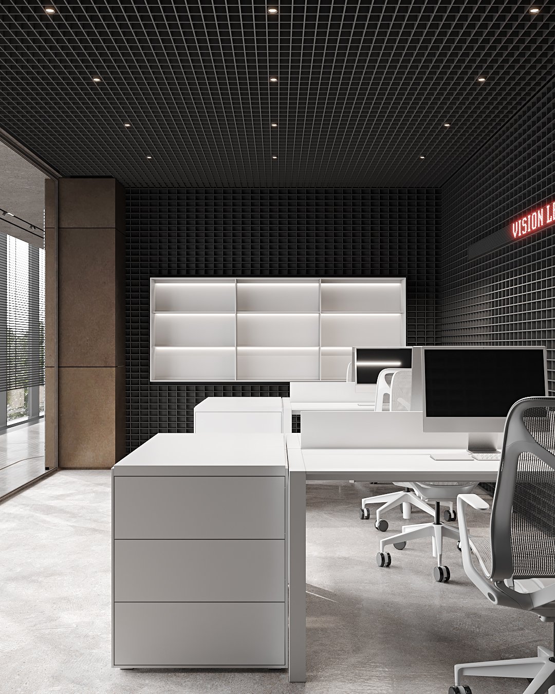 极简自然风办公室设计-25