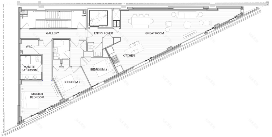 100 Franklin 住宅楼丨美国纽约丨Palette Architecture-54