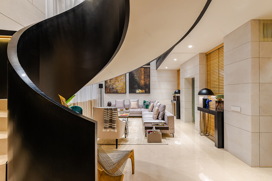 双层公寓的曲线魅力-11