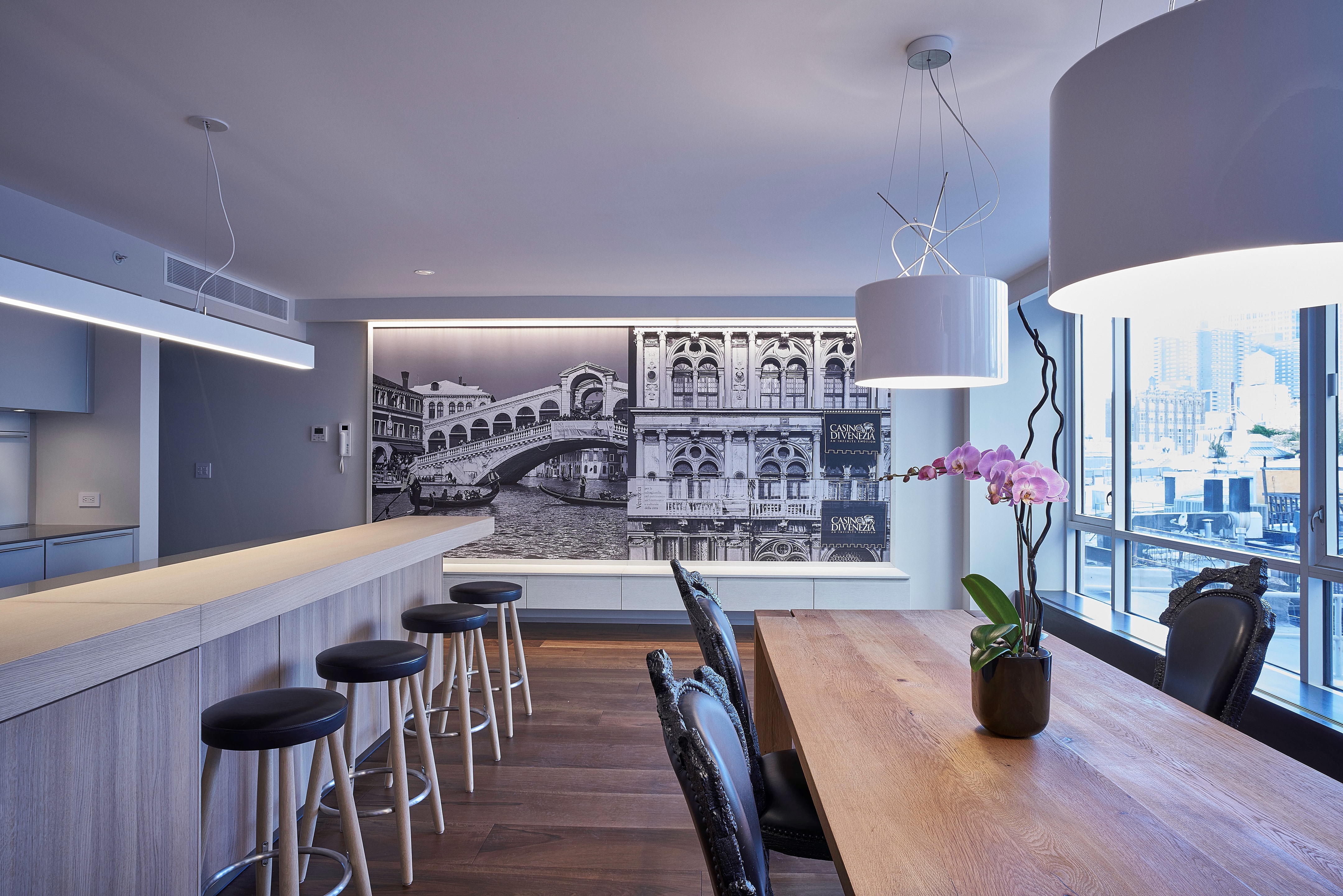 纽约 Warren Street 顶层公寓的精致室内设计-17