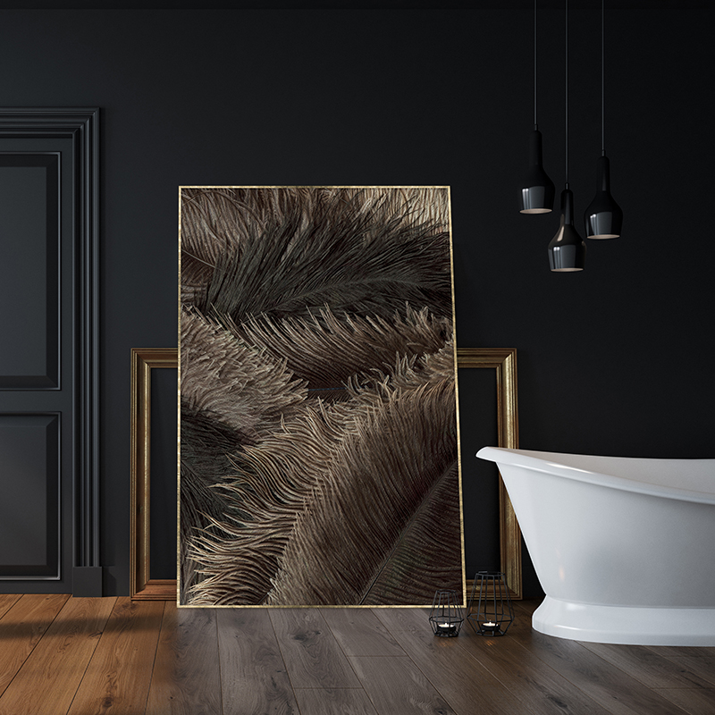 轻奢装修如何选择装饰画——沉稳的褐色（墙面合伙人画廊作品）-7