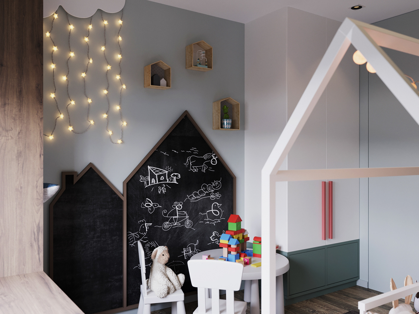 童趣设计，打造温馨儿童房-6