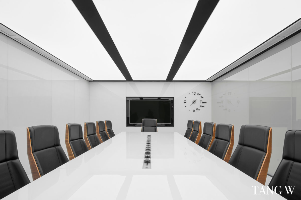 杭州禾赛光电现代展厅办公空间设计-12