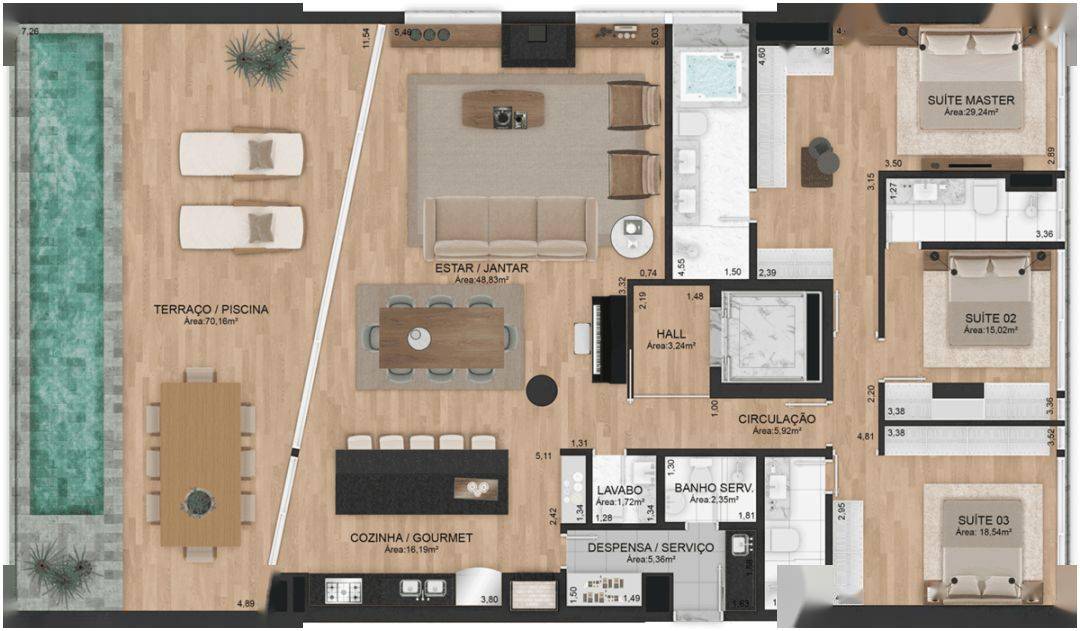 Capítulo 1 公寓丨巴西丨ABF Developments,OSPA-60