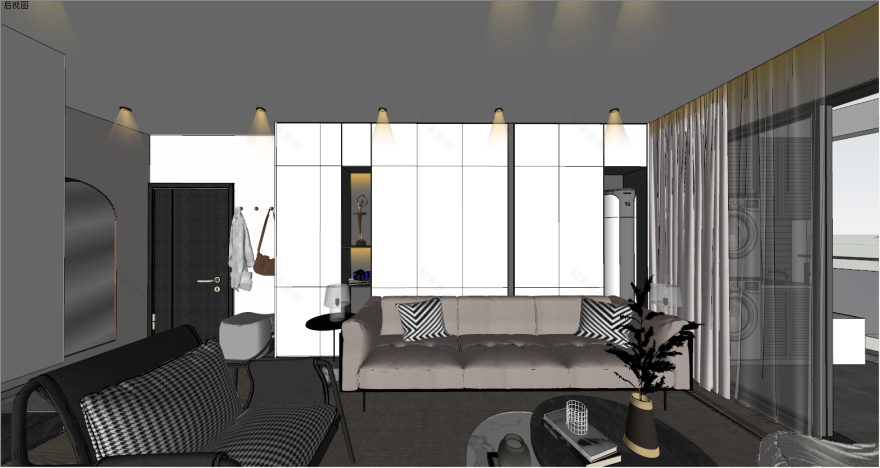 《现代时光》 | 深圳 138㎡舒适宜居,自然元素与现代风格完美融合-20