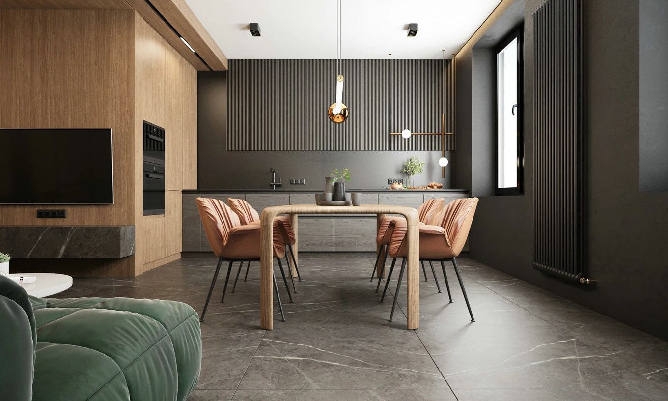 深色系的雅致空间-14