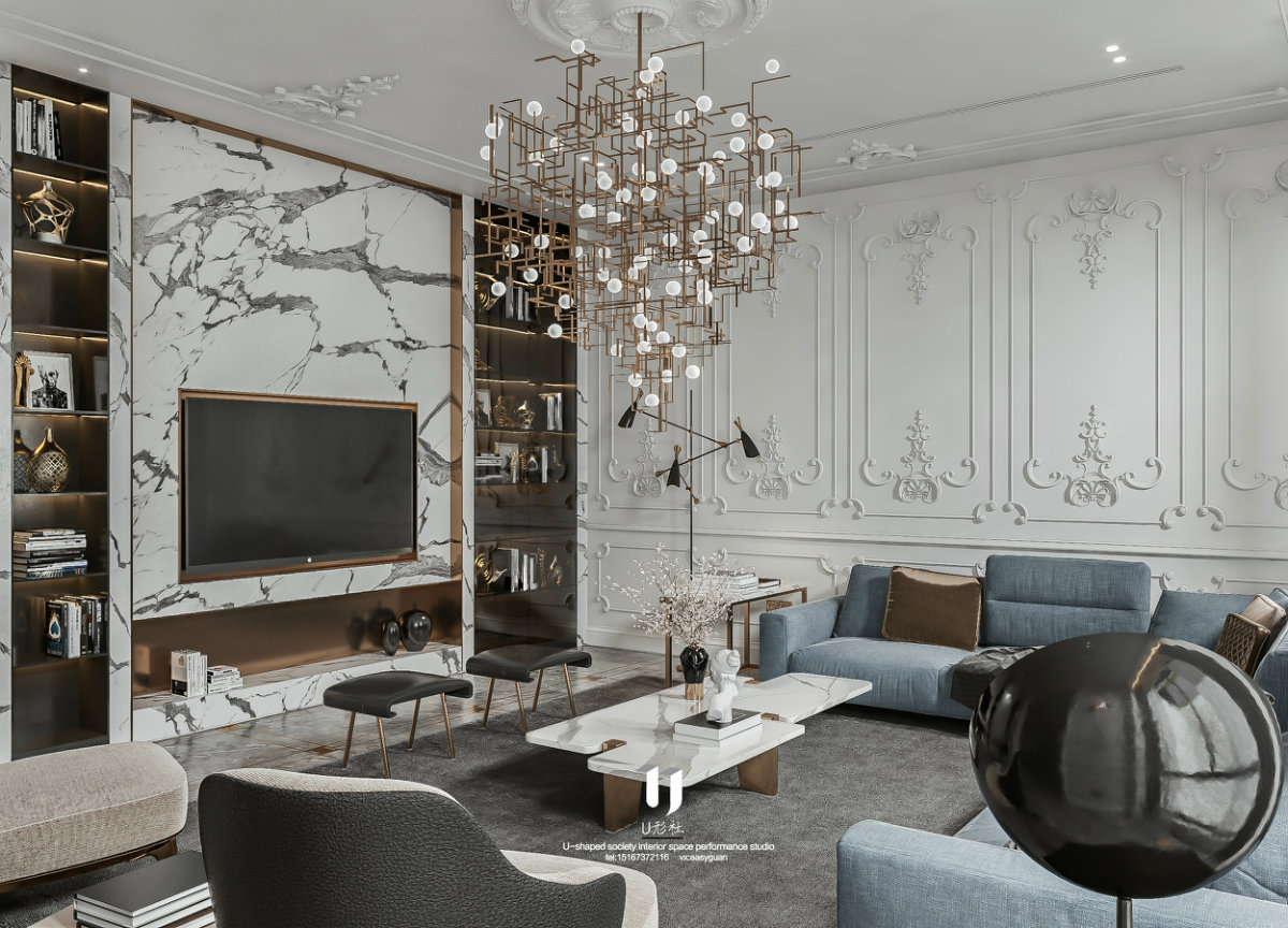 现代法式浪漫家居，3D2016 vr4.3 PS cc 打造沉浸式空间-8