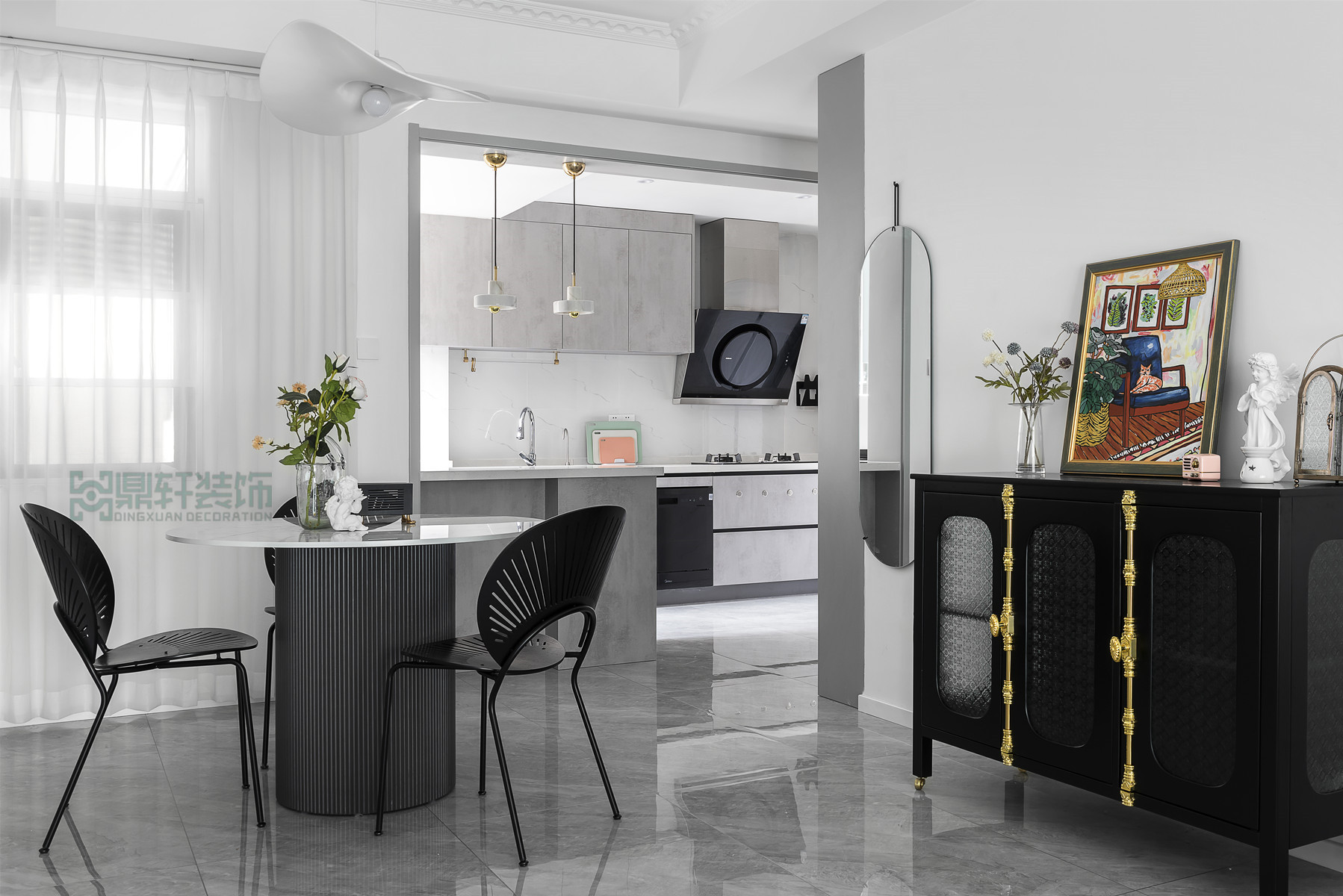 重庆鼎轩装饰 | “童话里”自由随性的家（融汇温泉城）-11