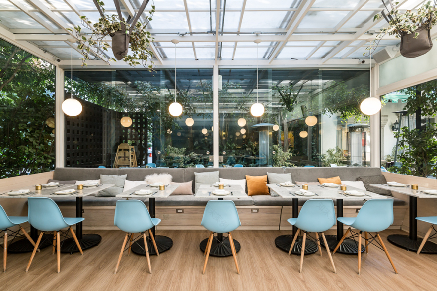 绿意盎然,温馨舒适的Épice 餐厅设计-4