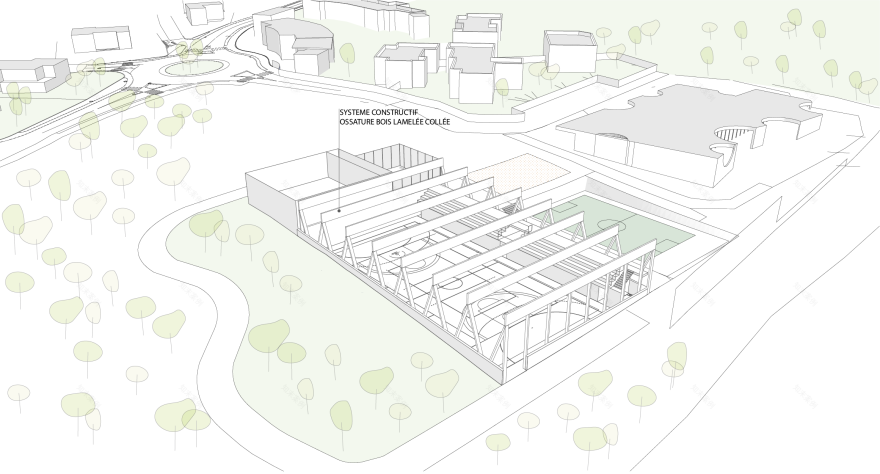 森林边的运动大厅丨法国丨A+Architecture-9