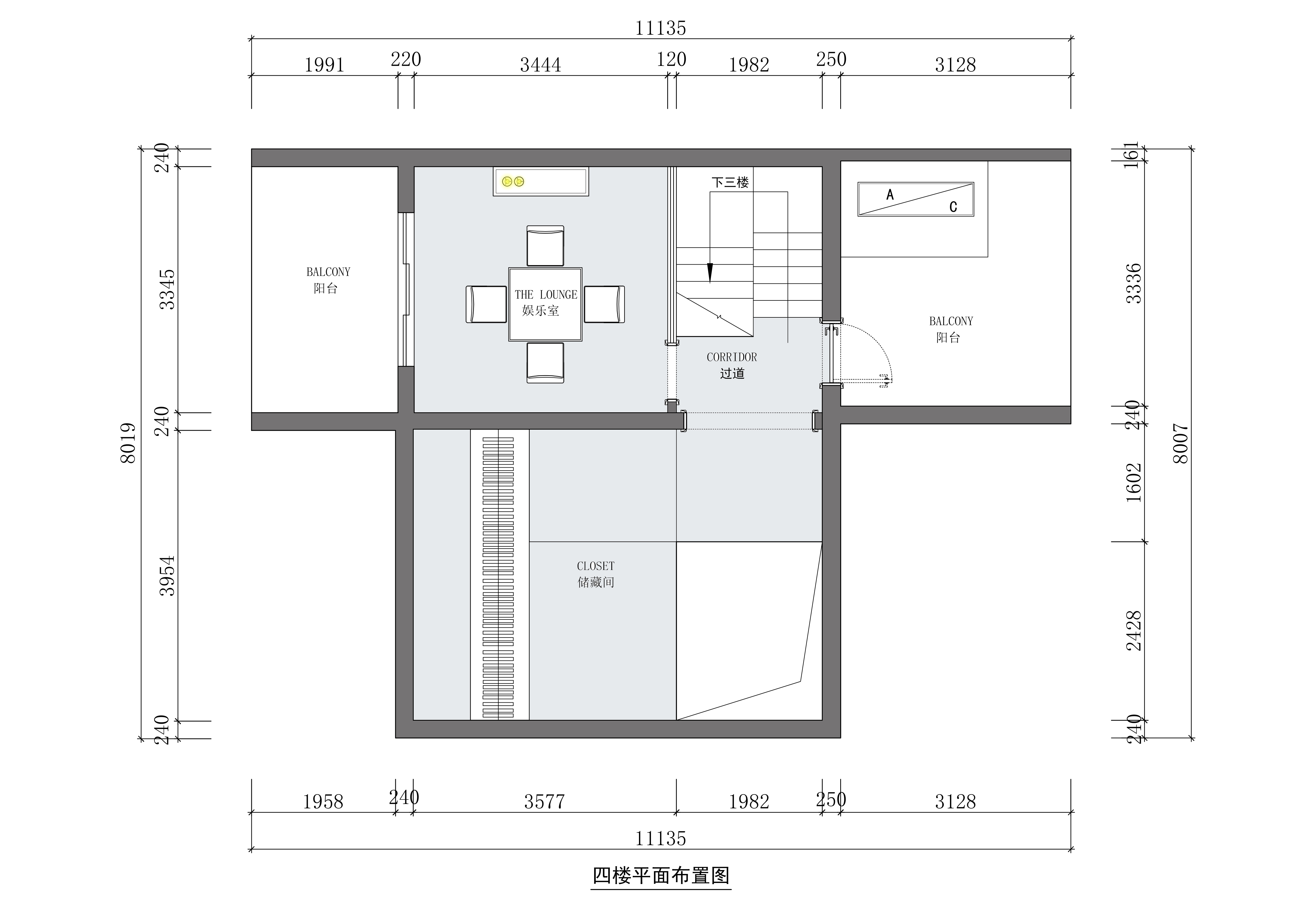 【武汉品承设计】水墨清华别墅--现代简约514㎡-4