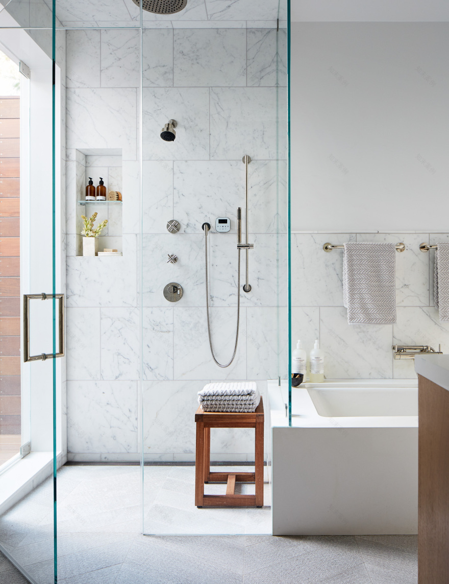 加州现代别墅的室内外融合-4