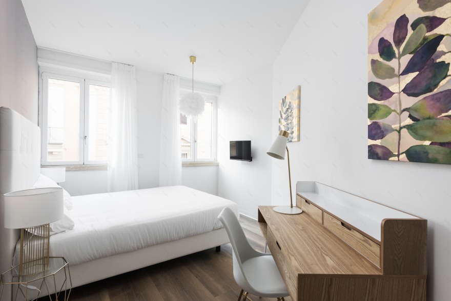 罗马历史建筑翻新 · 九层小楼的宜居转变-10