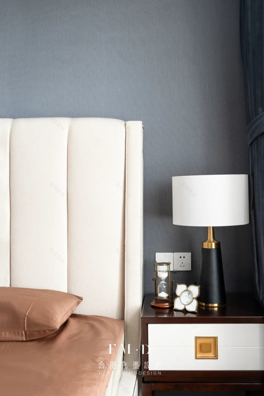 合肥华润凯旋门 130㎡精装房改造,美式轻奢风格温馨实用-44