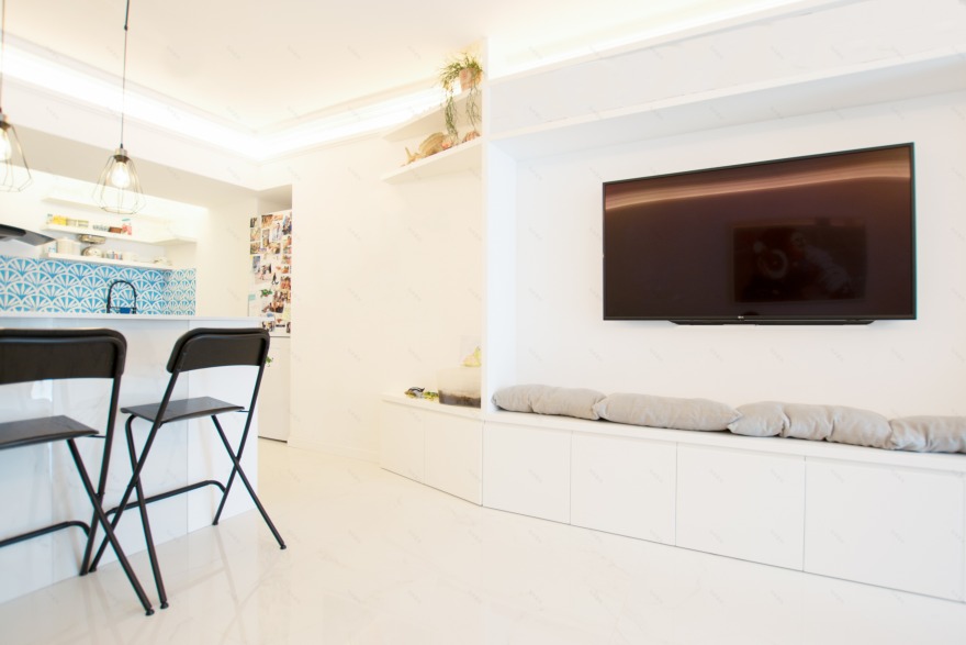 "N 世代公寓 | 蓝色地中海风格的年轻化设计"-2