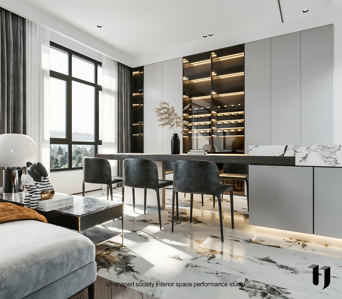 现代住宅的互补与平衡 · U 形社的平衡美学-2