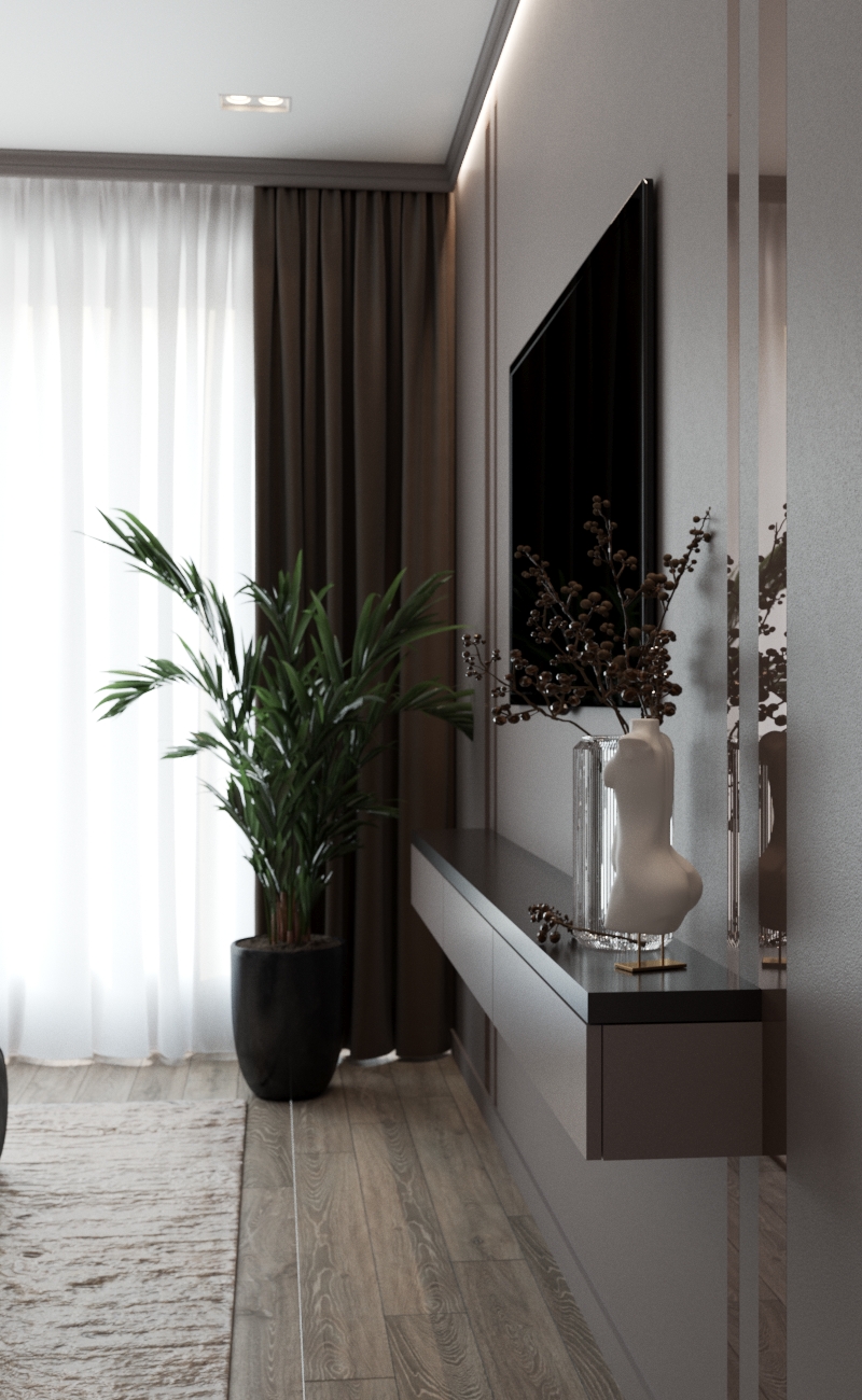 A Vi丨公寓丨Apartment interior design Residential complex Aristocrat Kiev-3