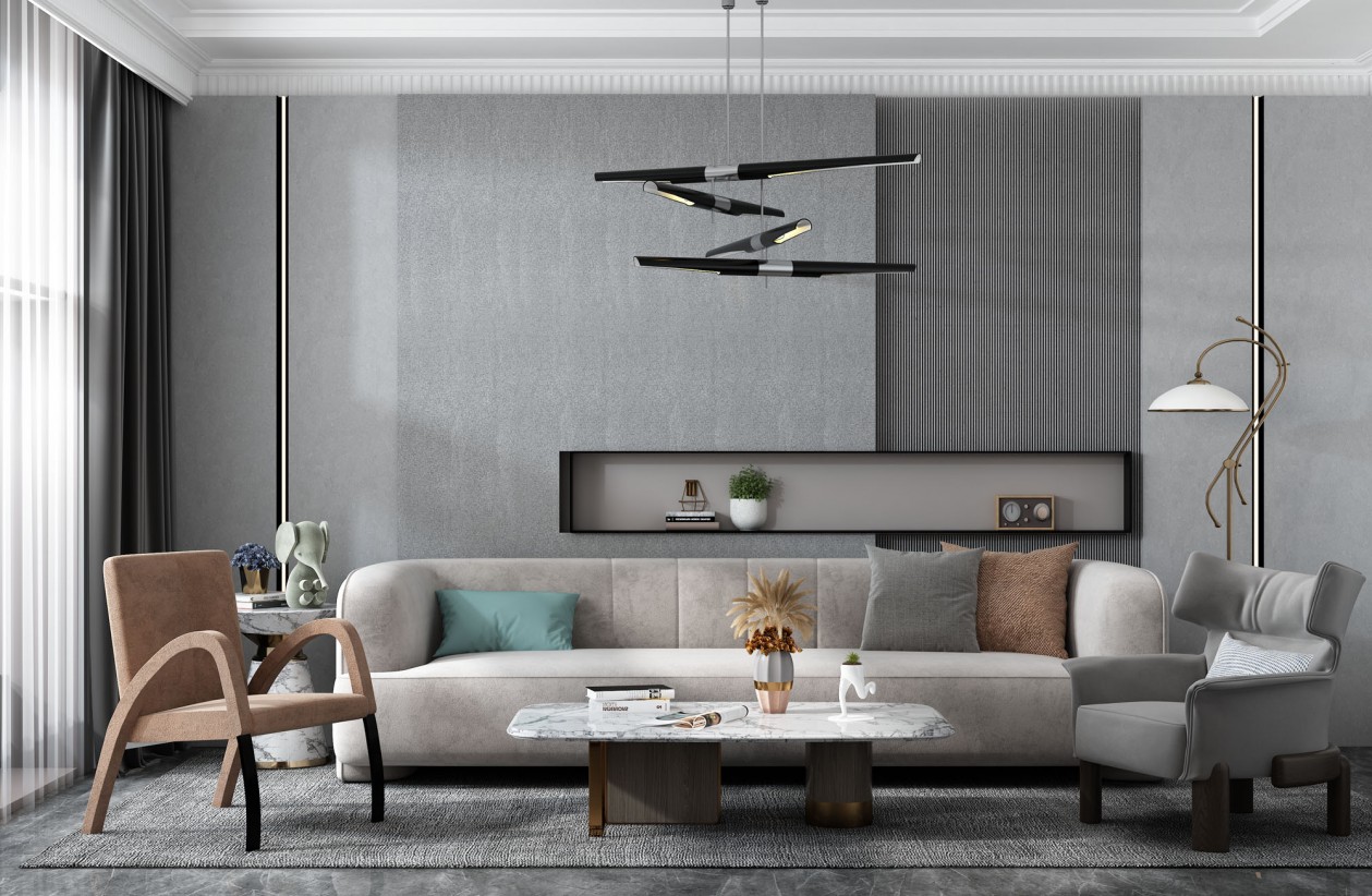 现代客厅”不要流行只要个性“-2