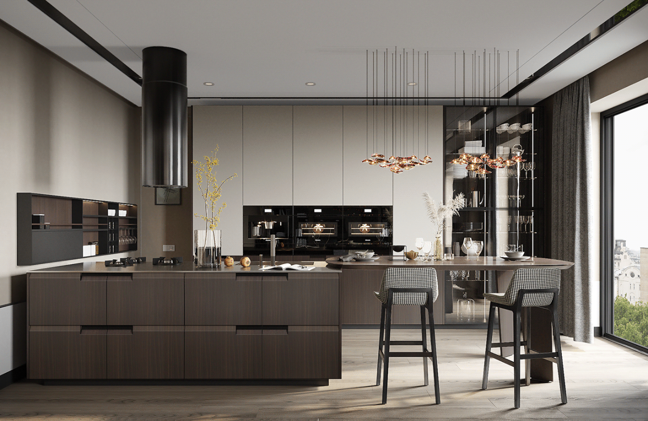 莫斯科顶层复式豪宅,现代风格演绎温馨高级生活-66