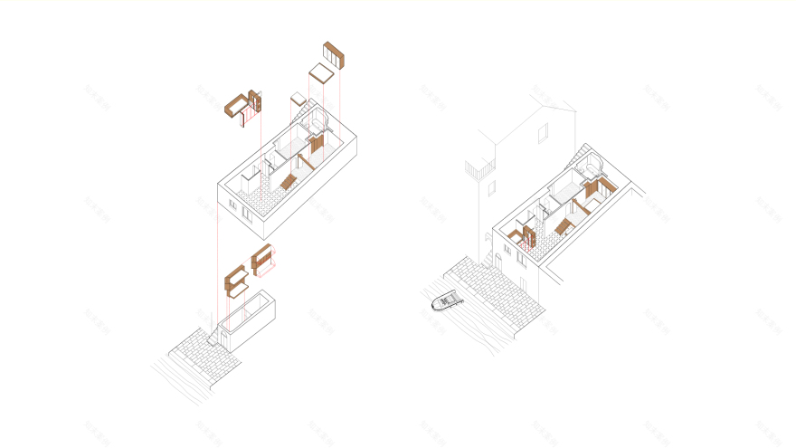 意大利公寓 Casa GAS 以木质隐匿面板打造多功能空间-12