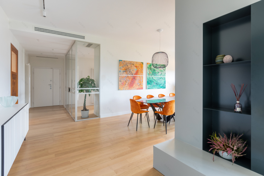 绿意盎然,罗马公园公寓的室内设计之旅-9