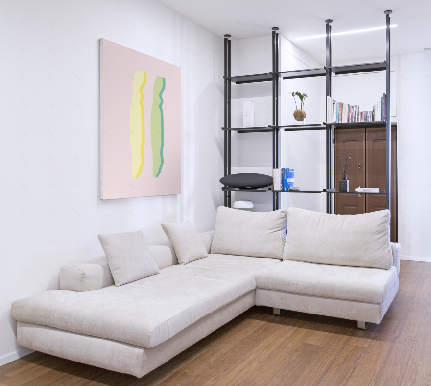 40 平米公寓的现代 60 年代风格变身-3