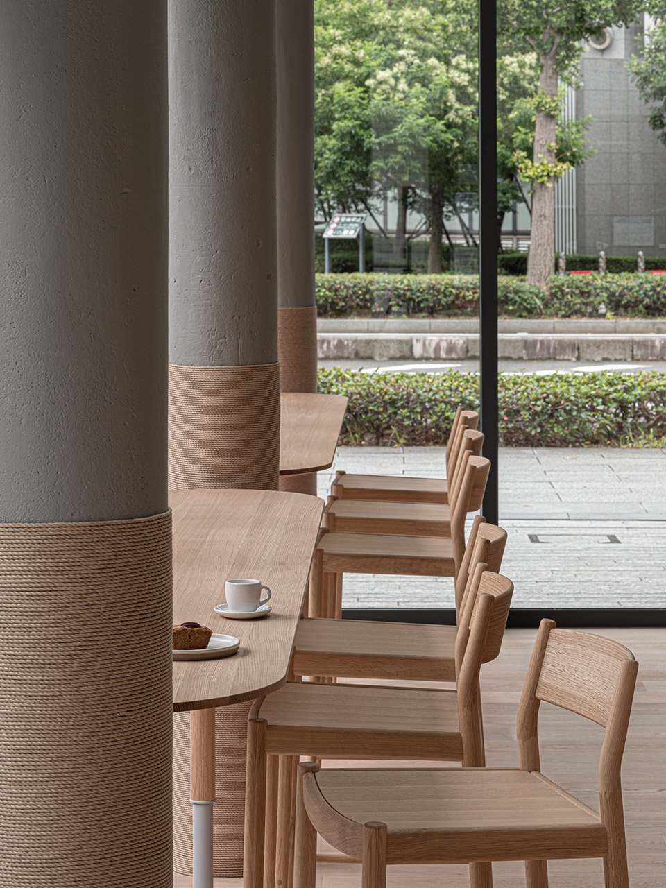 Blue Bottle咖啡港未来店，东京/科技与工艺结合的木制家具-69