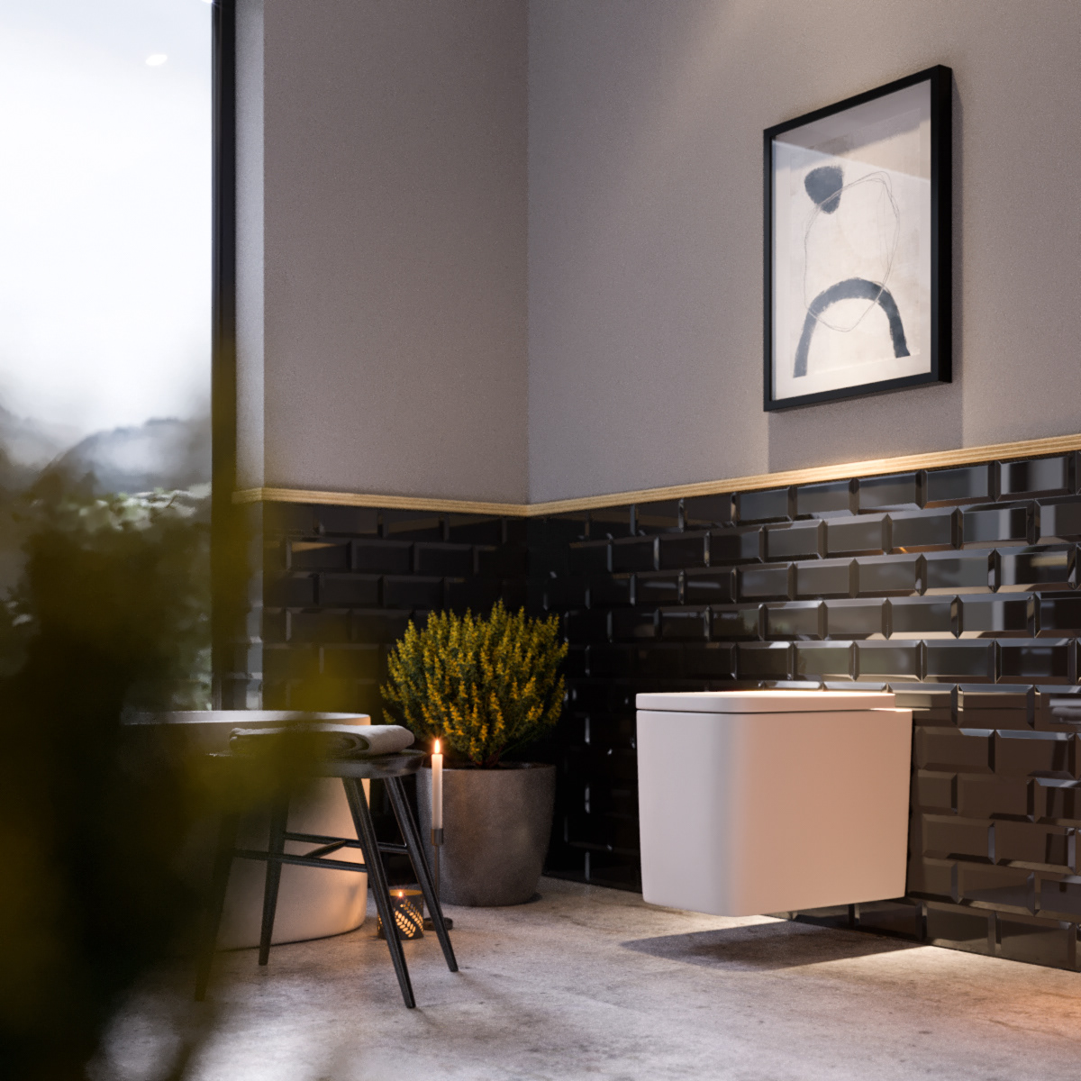 简约现代浴室设计-8