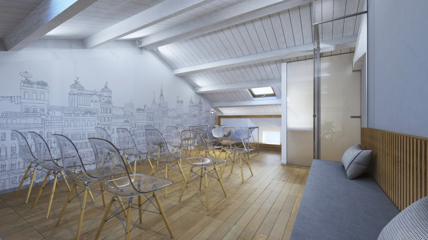 历史中心的小型办公室设计-3