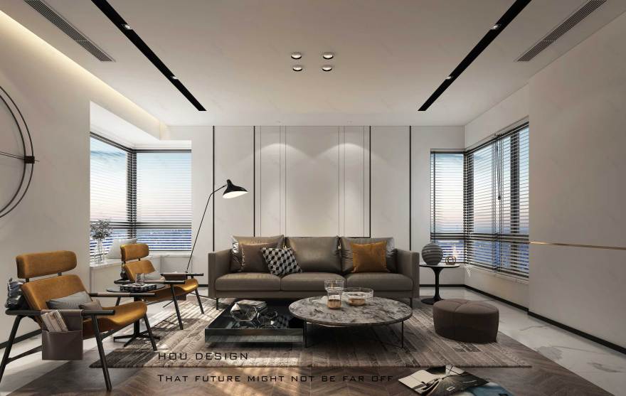侯·Design 团队打造的国际时尚私宅-4