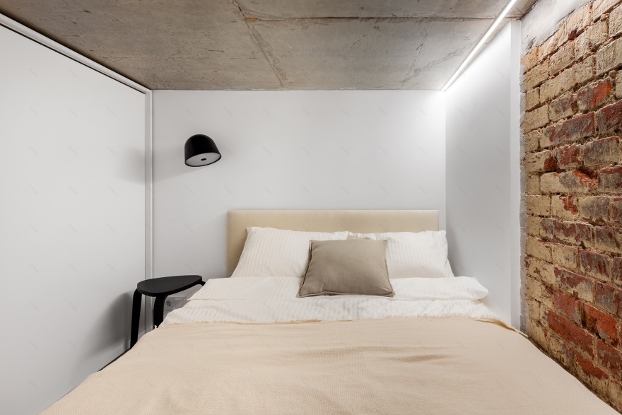 莫斯科 27㎡复古工业风公寓设计丨俄罗斯莫斯科丨Anton Lysko,Anastasia Zaytseva-21