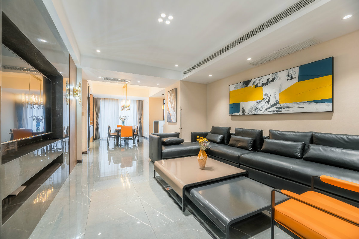 西安绿地香树花城 | 轻奢风格的家居别墅设计-10