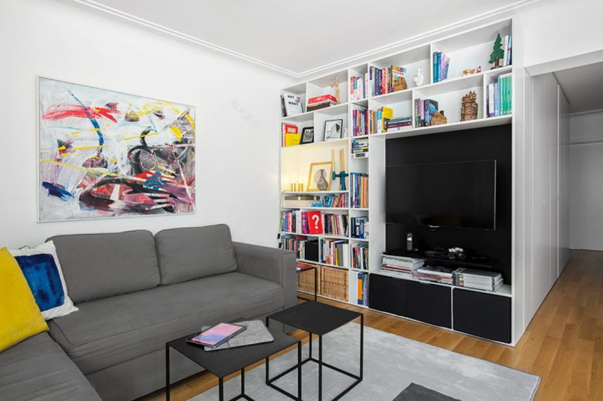 卢森堡现代简约家庭公寓设计-5