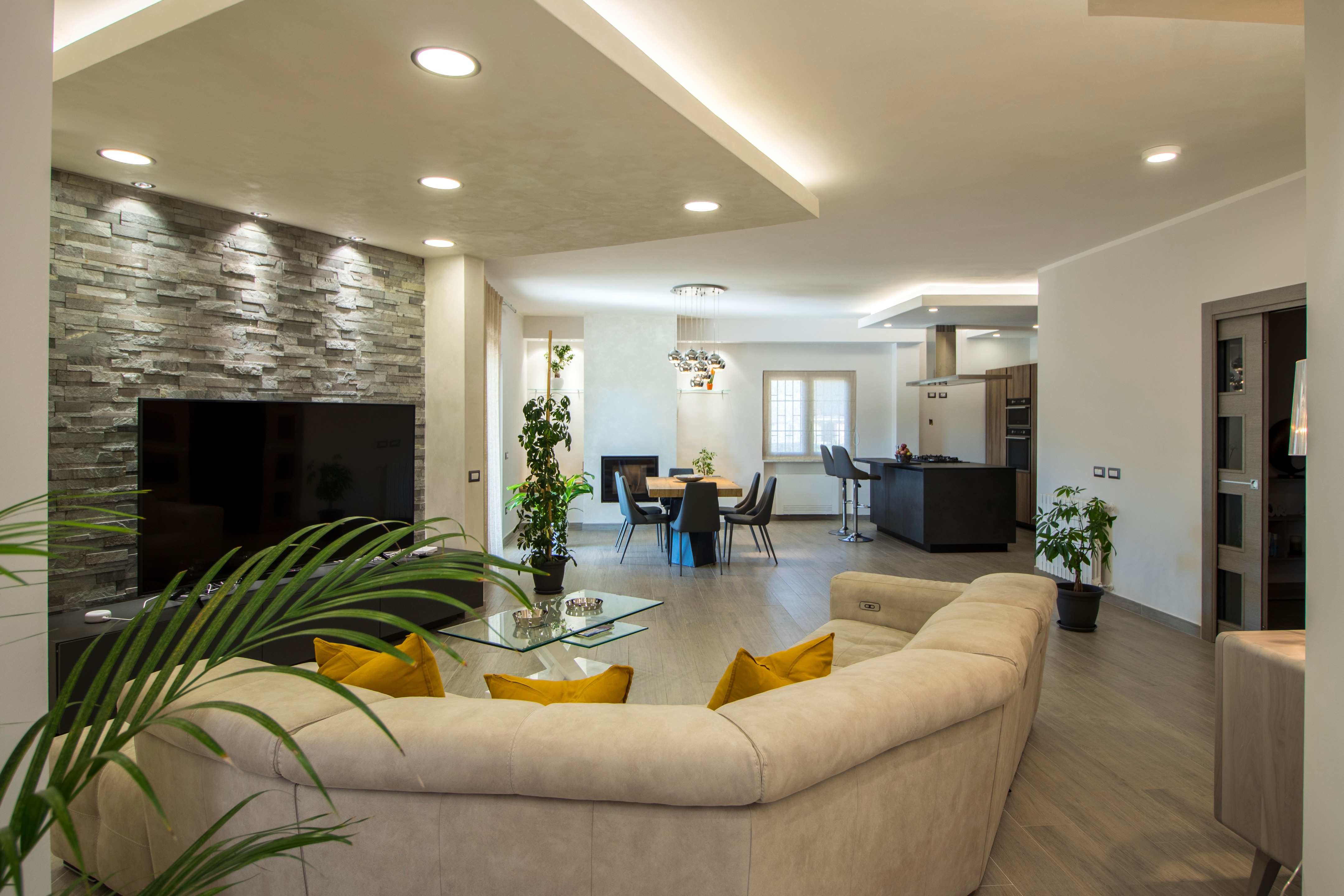 乡村别墅变身为现代都市家居-0