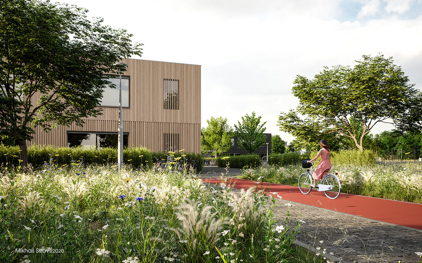 荷兰 School De Boomgaard 学校景观设计-6