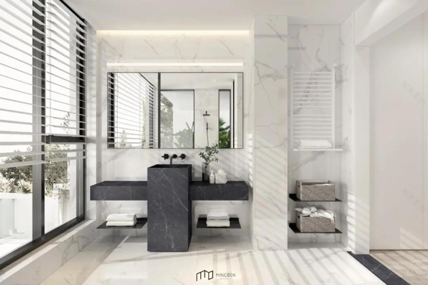 名本设计打造 560 平米双拼别墅,收纳、线条、色彩、留白完美融合-37