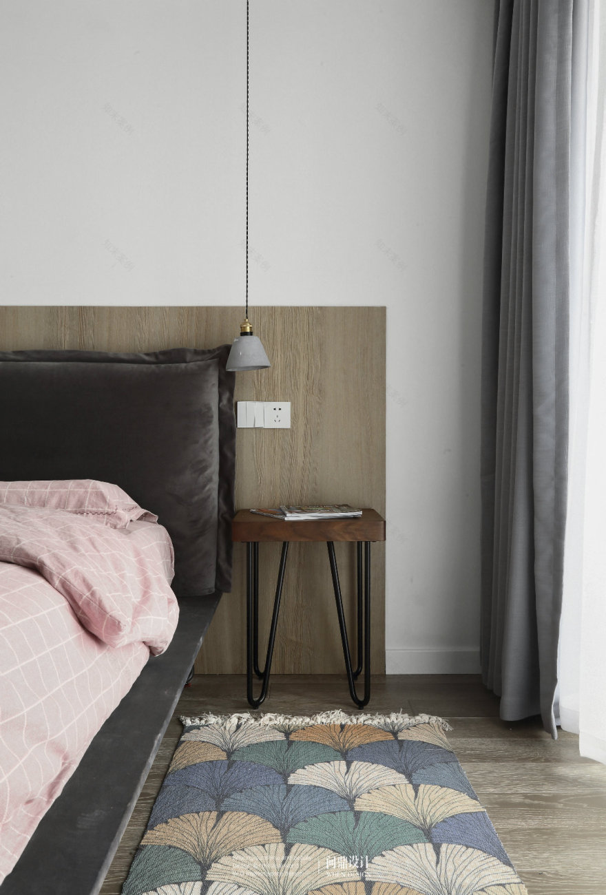 临江景苑 149㎡北欧风告白设计,自然温馨,功能与美感兼具-30