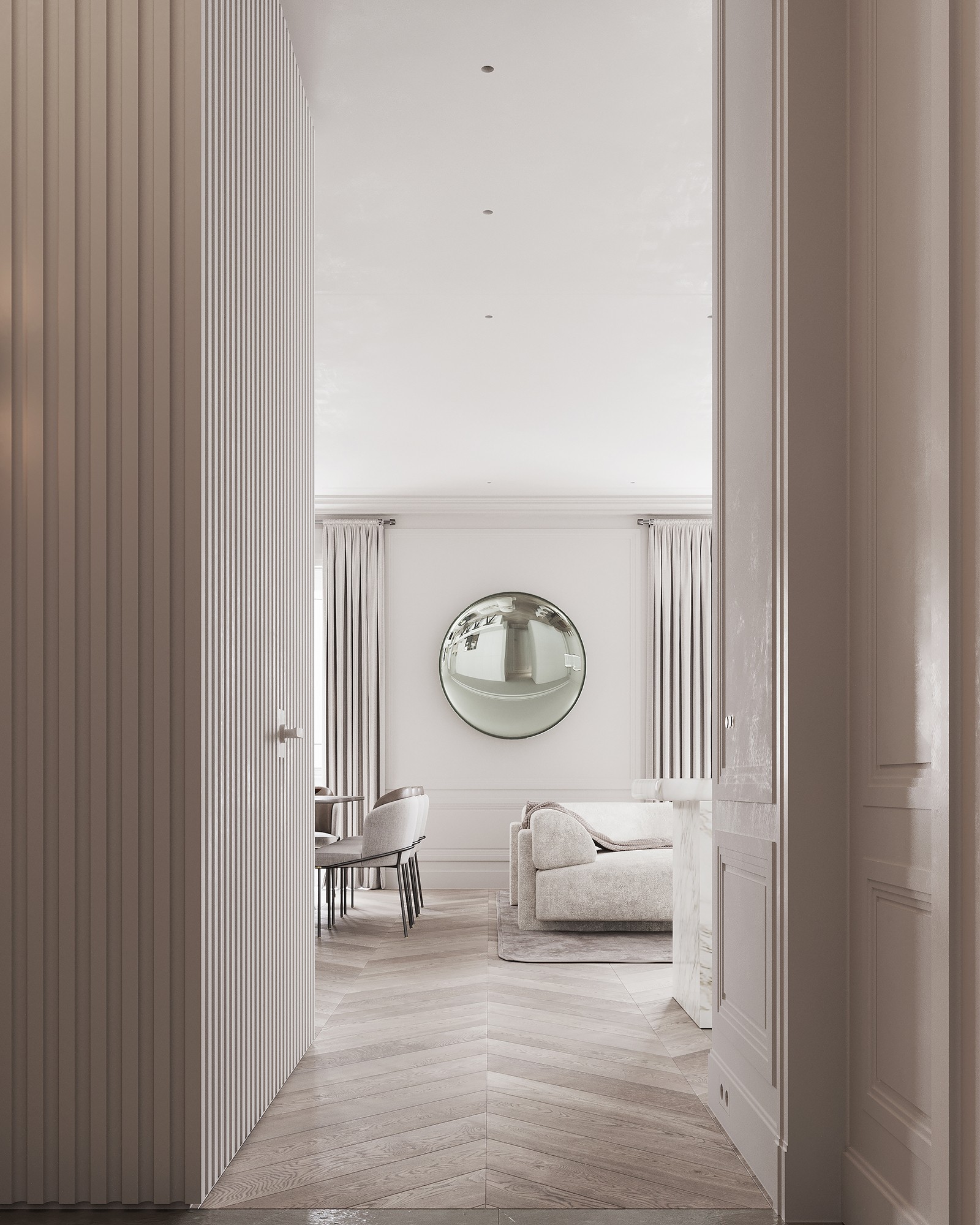 莫斯科法式极简公寓丨俄罗斯莫斯科丨ABarchitects 工作室-21