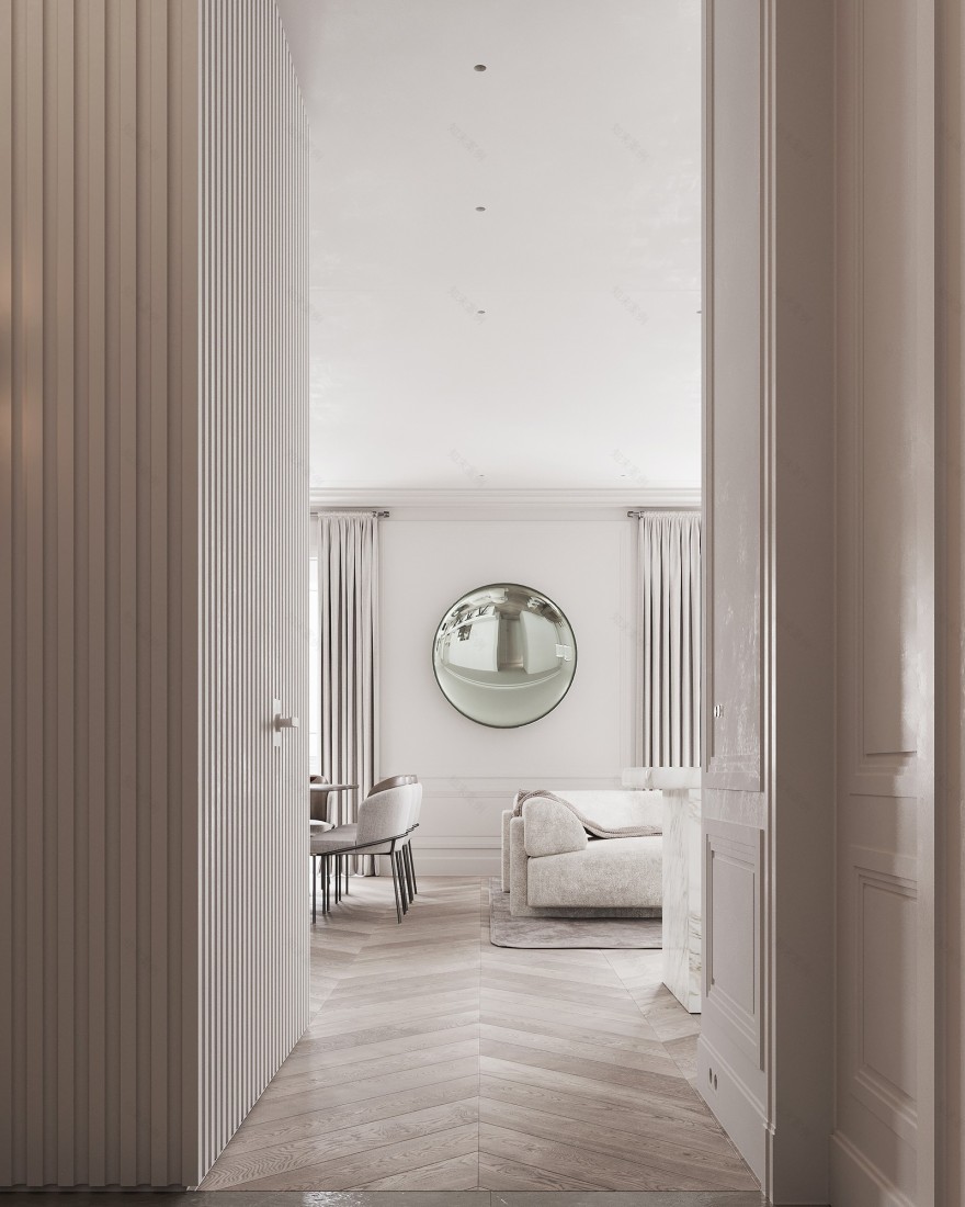 莫斯科法式极简公寓丨俄罗斯莫斯科丨ABarchitects 工作室-21