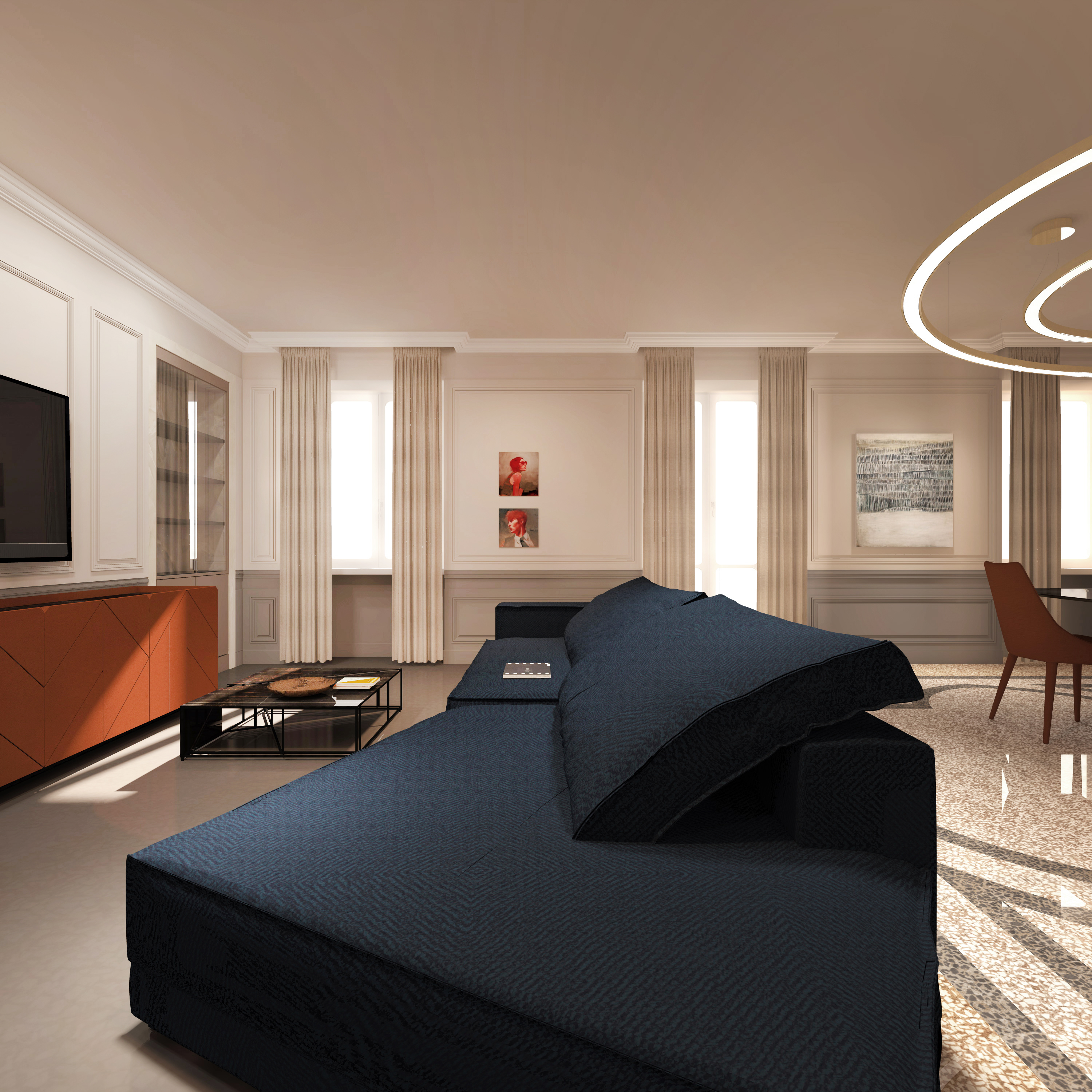 18 世纪意大利公寓的重生 | Casa MO 的精美室内设计-11