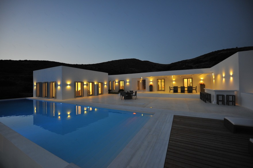 希腊 Paros 岛别墅建筑,融于景观的简约设计-21