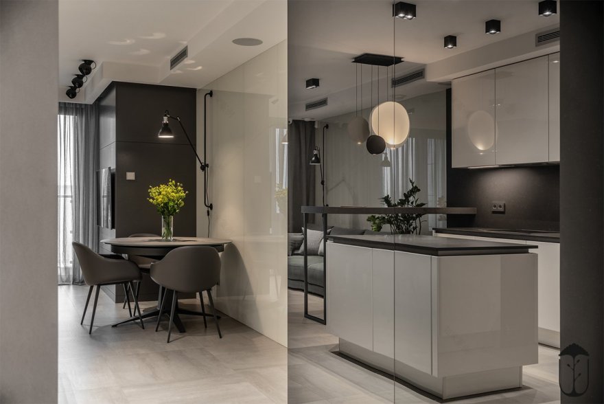 灰色简约公寓,舒适与空间的完美融合-8